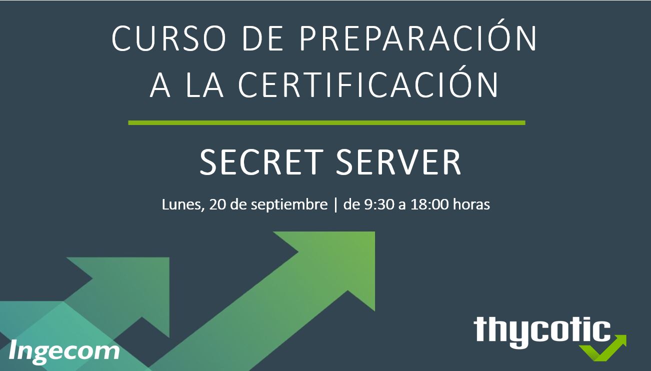 Curso de preparación para la certificación Secret Server